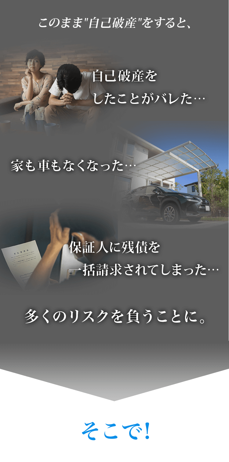 このまま自己破産をすると、