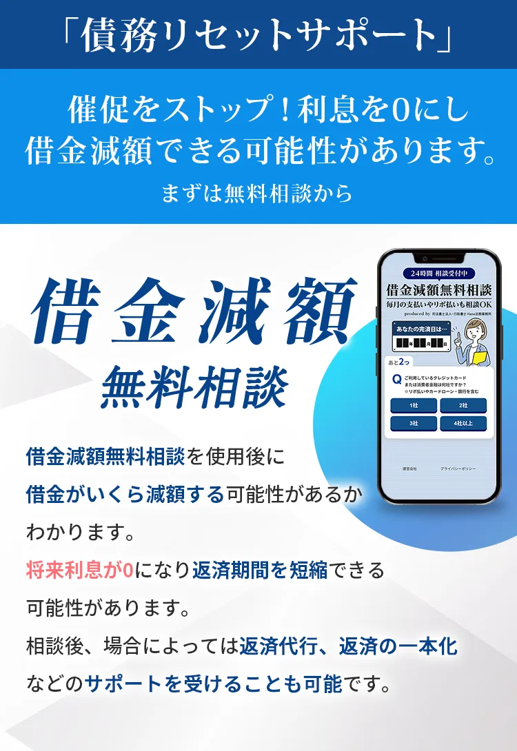「債務リセットサポート」